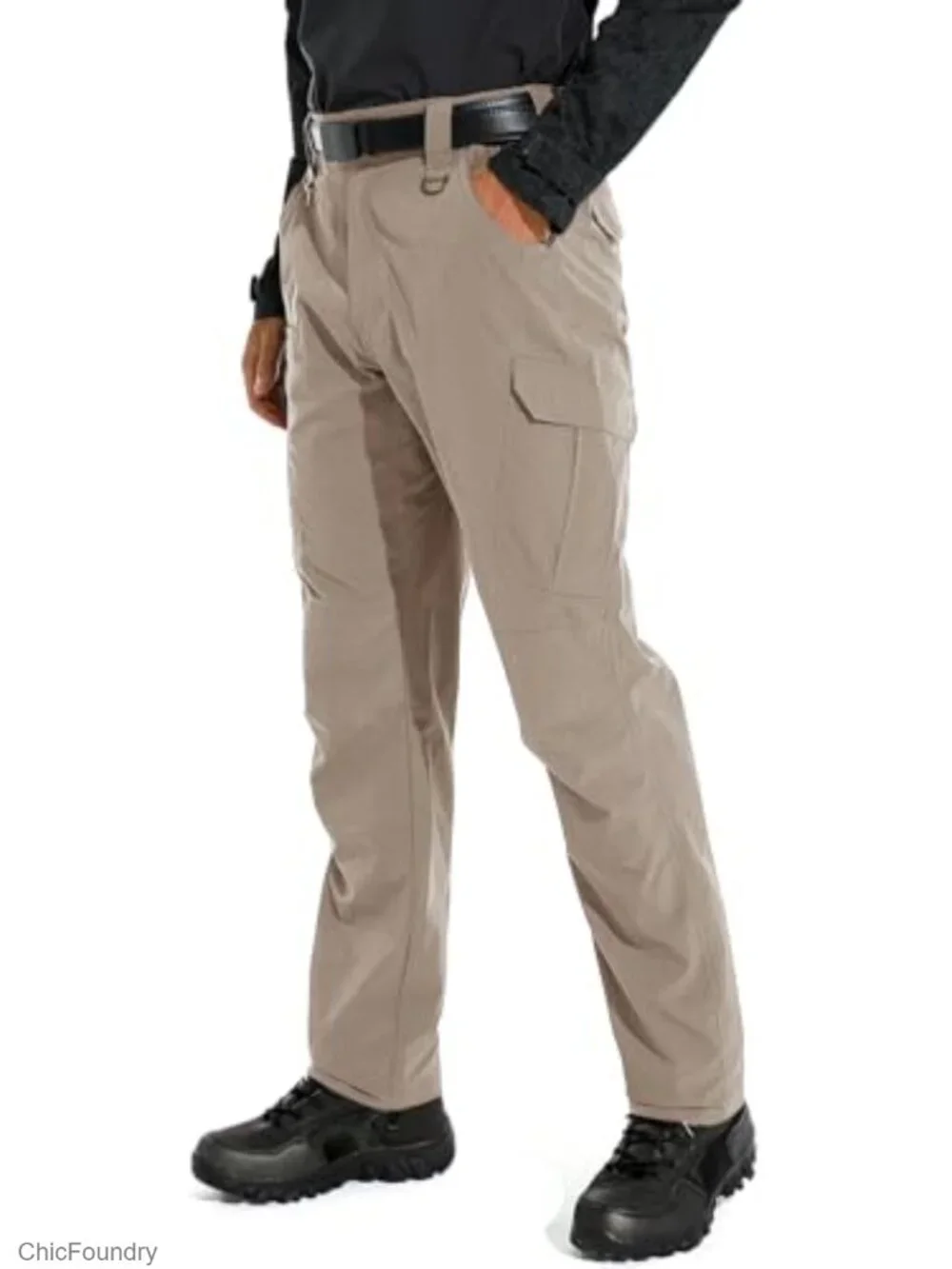 Men's Lightweight Ripstop Tactical Cargo Pants Water Resistant Hiking Work